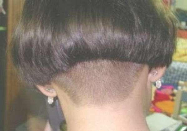 Short Bob Hairstyles Shaved Back | My Hairstyles Site Inside Bob Haircuts Shaved In Back (View 14 of 25)