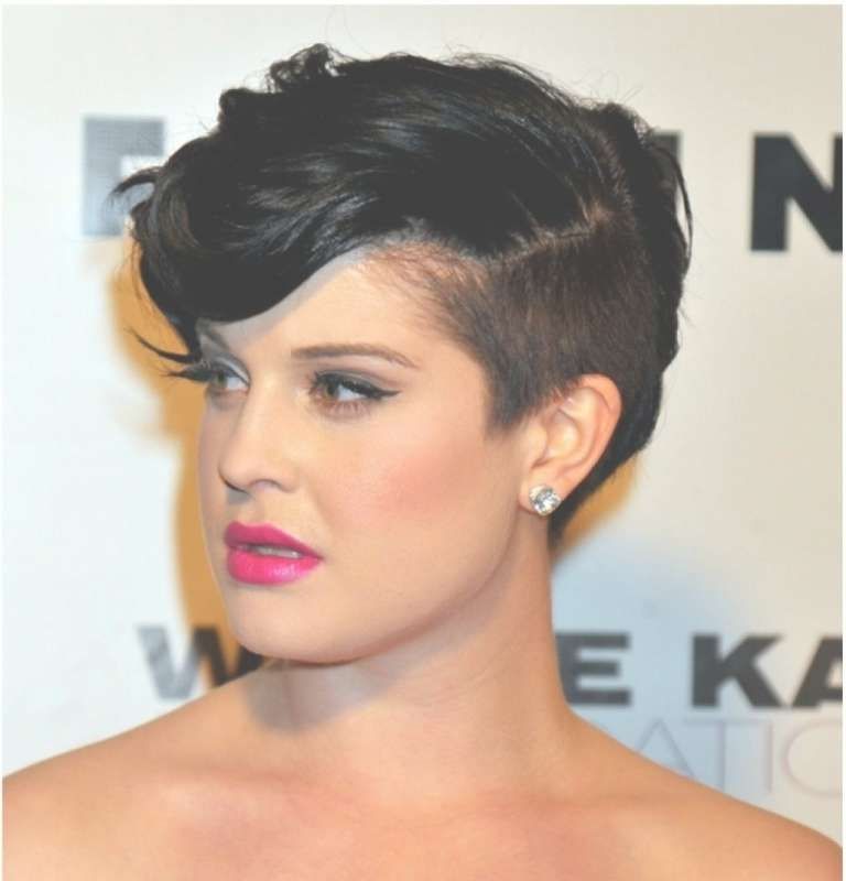 Short Hairstyle With Side Shaved Women Medium Haircut Within Short With Most Current Shaved And Medium Hairstyles (Photo 18 of 25)