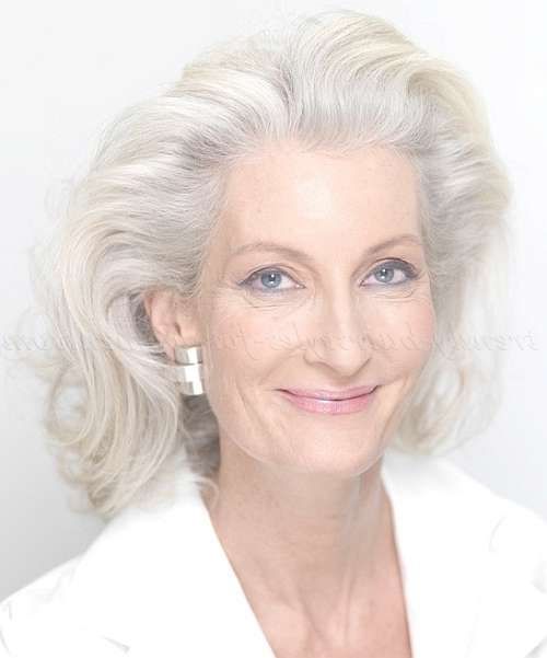 Shoulder Length Hairstyles Over 50 – Medium Length Hairstyle For Intended For Most Popular Medium Haircuts For Grey Hair (Photo 18 of 25)