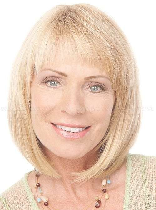 Shoulder Length Hairstyles Over 50 – Shoulder Length Bob Haircut For Recent Medium Hairstyles For Women With Bangs (Photo 25 of 25)