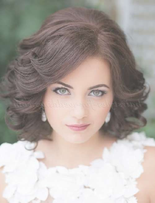 Shoulder Length Wedding Hairstyles – Wavy Wedding Hairstyle For Intended For Most Recent Bridal Medium Hairstyles (View 16 of 25)