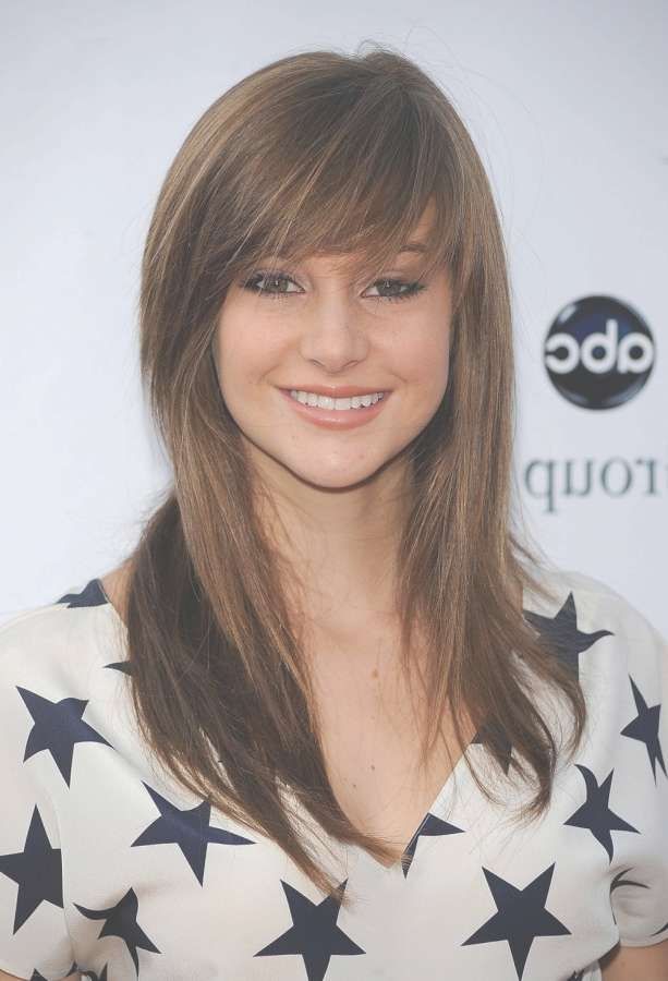 Side Swept Bangs For A Square Face – Women Hairstyles With Most Current Medium Hairstyles For Square Faces With Bangs (View 5 of 25)