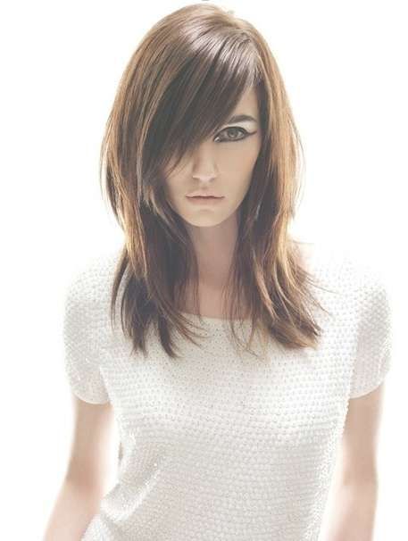 Smooth, Straight Medium Haircuts For Fine Hair – Popular Haircuts Inside Best And Newest Cute Medium Haircuts For Thin Straight Hair (Photo 19 of 25)