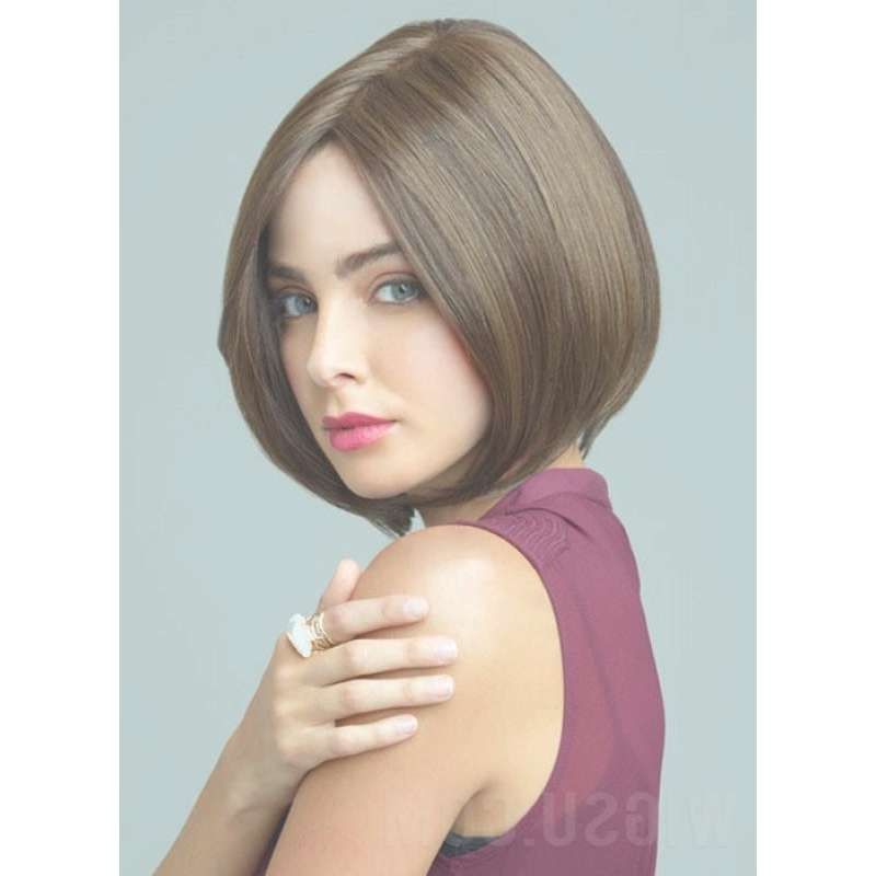 Synthetic Hair Classic A Line Bob Haircut Hand Tied Monofilament For Classic Bob Haircuts (View 13 of 25)