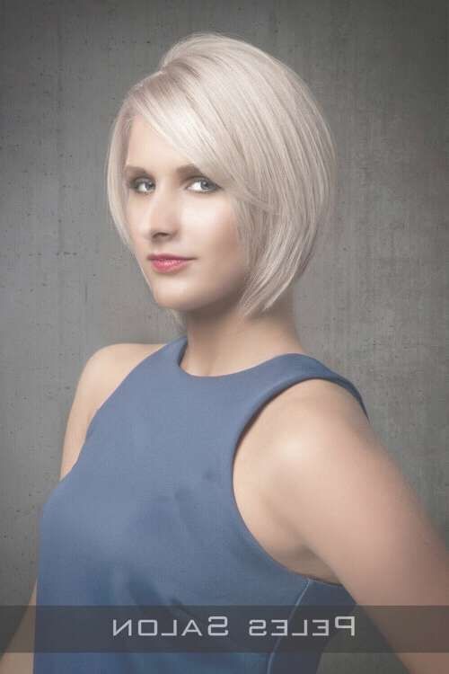 The 26 Most Flattering Bob Hairstyles For Round Faces For Latest Flattering Medium Haircuts For Round Faces (Photo 18 of 25)