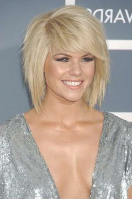 The Hottest Straight Haircuts For Medium Length Hair – Women With Regard To Most Current Choppy Layered Medium Hairstyles (Photo 21 of 25)