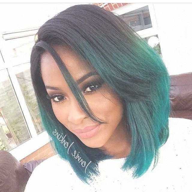 Top 21 Best Bob Hairstyles For Black Women – Pretty Designs Inside Recent Black Woman Medium Hairstyles (Photo 14 of 15)