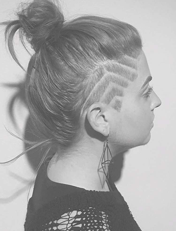 Undercut Hairstyle Ideas With Shapes For Women's Hair In 2017 Intended For Most Recent Undercut Medium Hairstyles For Women (View 17 of 25)