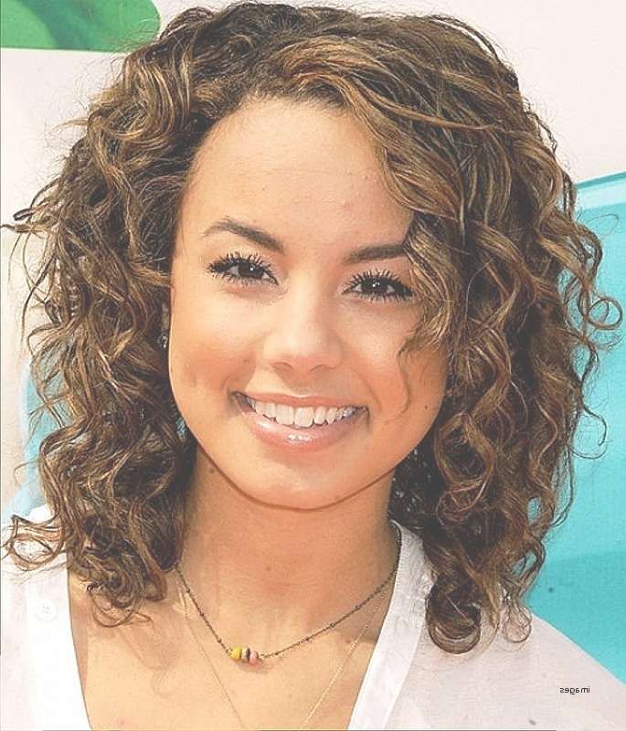 Unique Mid Length Hairstyles For Naturally Curly Hair With Regard To Most Up To Date Medium Hairstyles For Round Faces Curly Hair (Photo 6 of 15)