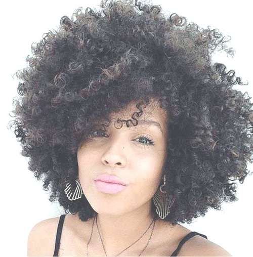 Unique Short Natural Afro Haircuts Medium Length Natural Curly For Most Current Afro Medium Haircuts (View 14 of 25)