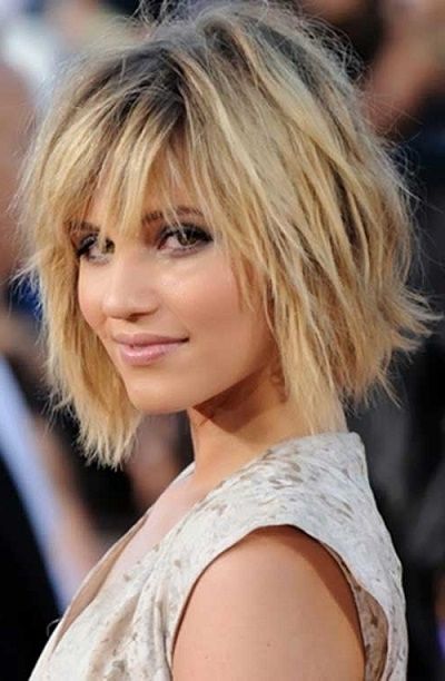 10 Captivating Curly Bob Hairstyles | Msgossip | Page 7 With Regard To Most Recent Shaggy Bob Hairstyles For Round Faces (View 8 of 15)