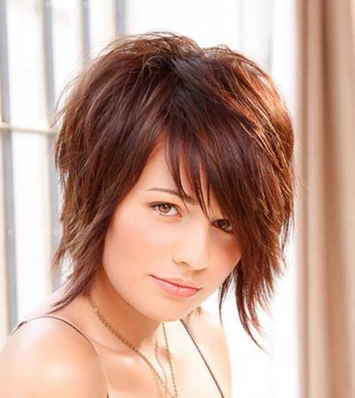 10 Edgy Pixie Cuts | Short Hairstyles 2016 – 2017 | Most Popular For 2018 Shaggy Bob Hairstyles For Round Faces (Photo 14 of 15)