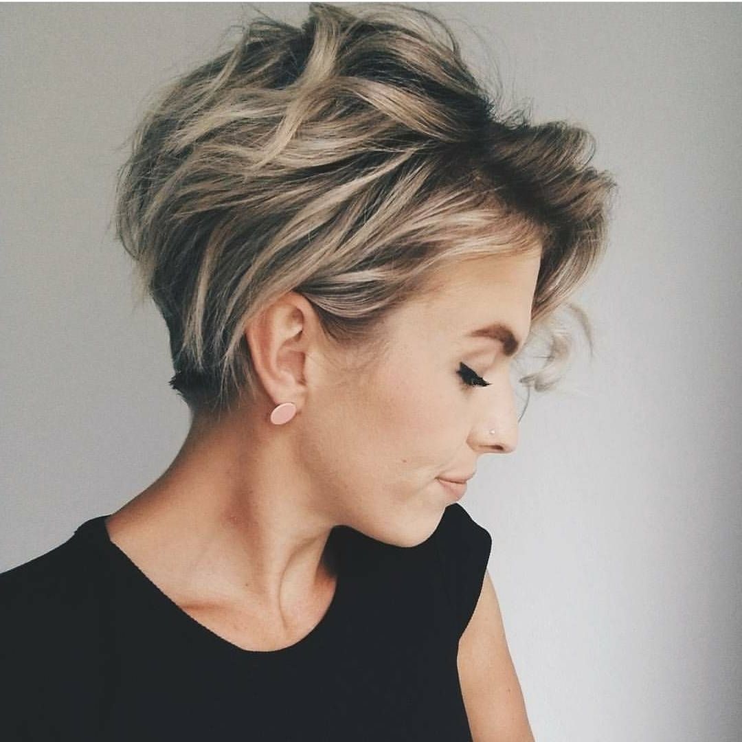 10 Messy Hairstyles For Short Hair – Quick Chic! Women Short With Most Up To Date Stylish Pixie Hairstyles (Photo 7 of 15)