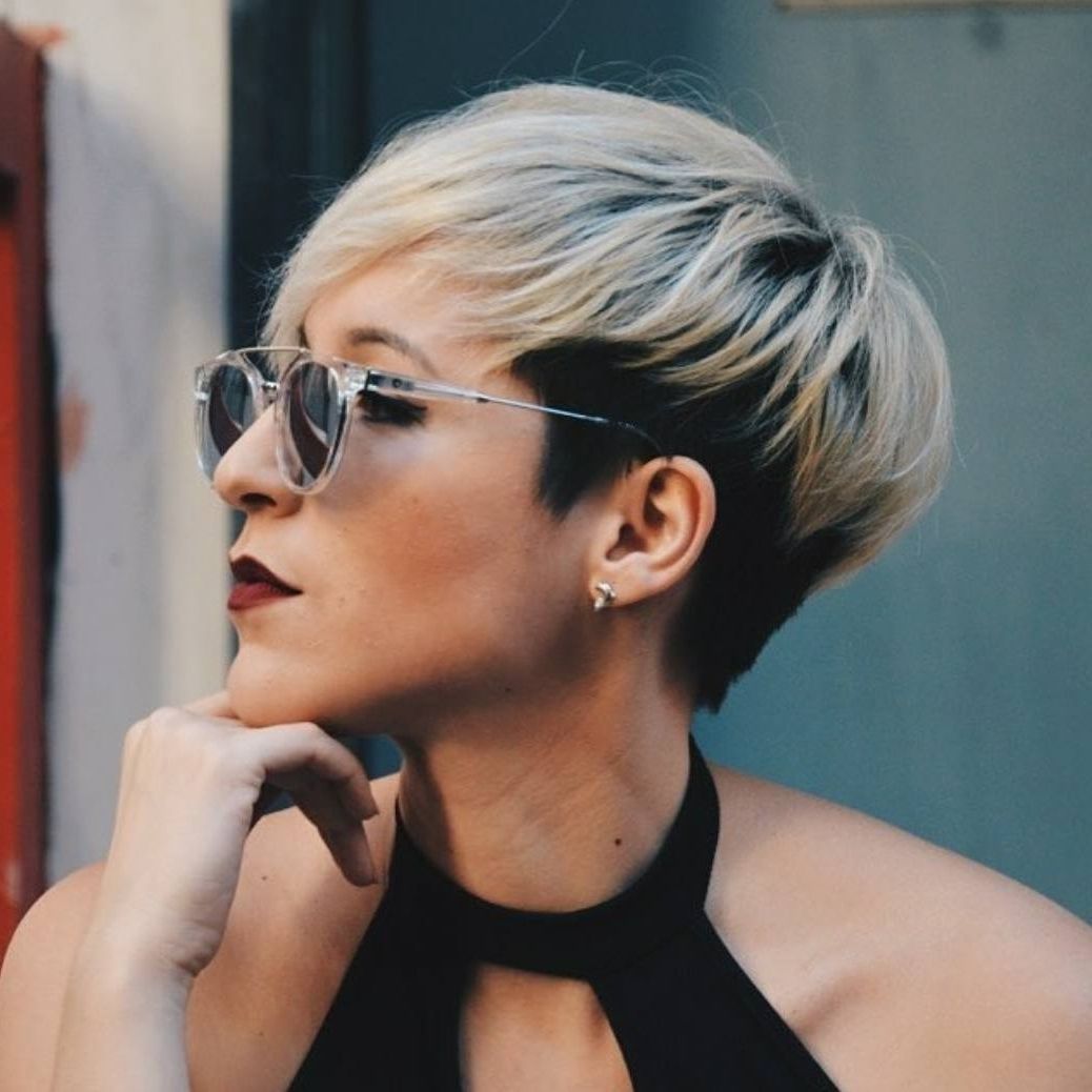 10 Short Hairstyles For Women Over 40 – Pixie Haircuts 2018 Inside Recent Short Pixie Hairstyles With Bangs (Photo 15 of 15)