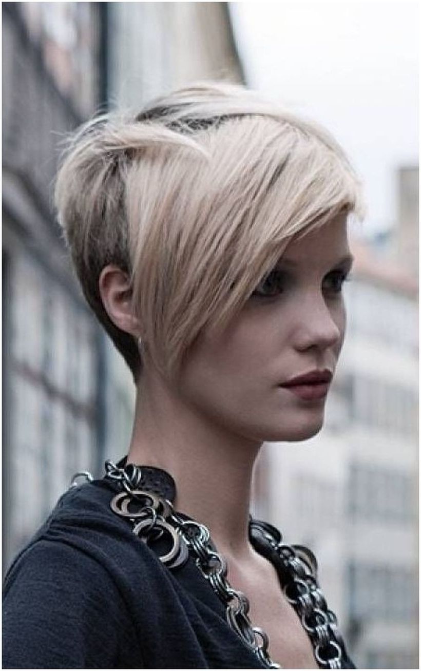 100+ Funky Short Pixie Haircut With Long Bangs Ideas | Short Pixie Intended For Recent Funky Short Pixie Hairstyles (View 6 of 15)