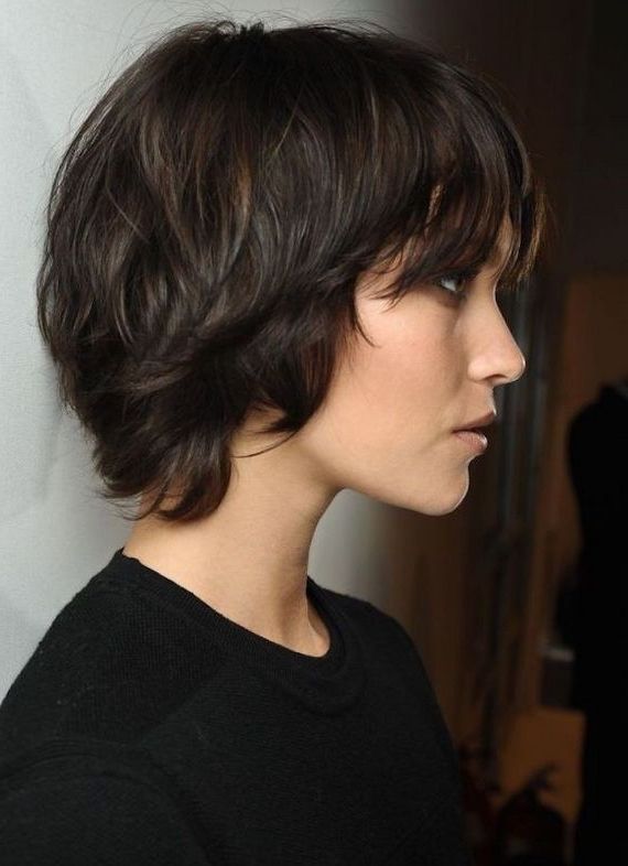 103 Best Hair Styles Images On Pinterest | Hair Cut, Shorter Hair Regarding Most Current Shaggy Hairstyles For Gray Hair (Photo 9 of 15)