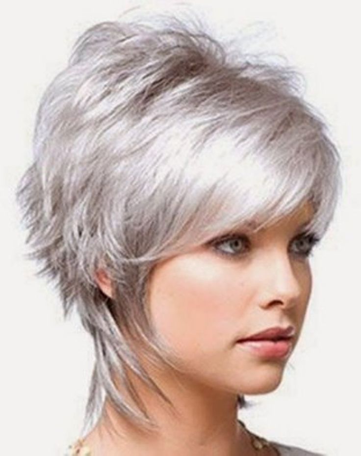 200 Best Short Grey Hair Images On Pinterest | Grey Hair Inside Most Recently Shaggy Hairstyles For Gray Hair (Photo 14 of 15)