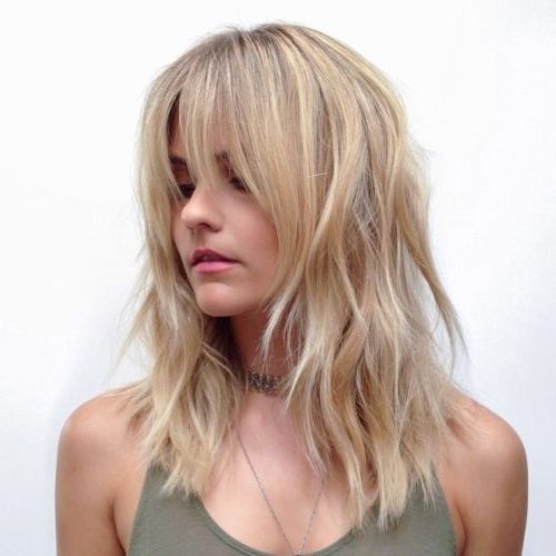 22 Best Medium Length Hairstyles For Thin & Fine Hair (2018 Ideas) In Current Shaggy Long Hairstyles (Photo 7 of 15)