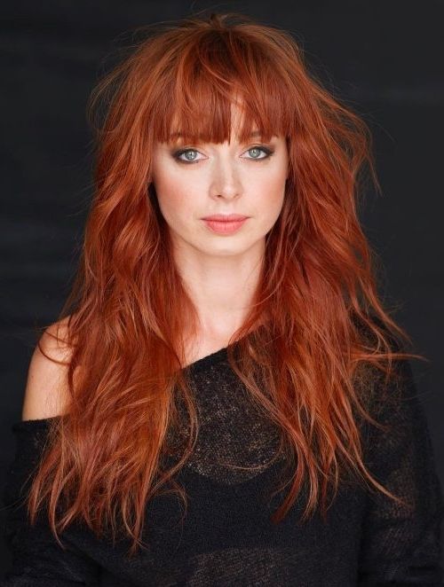 Featured Photo of 15 Inspirations Shaggy Bangs Long Hair