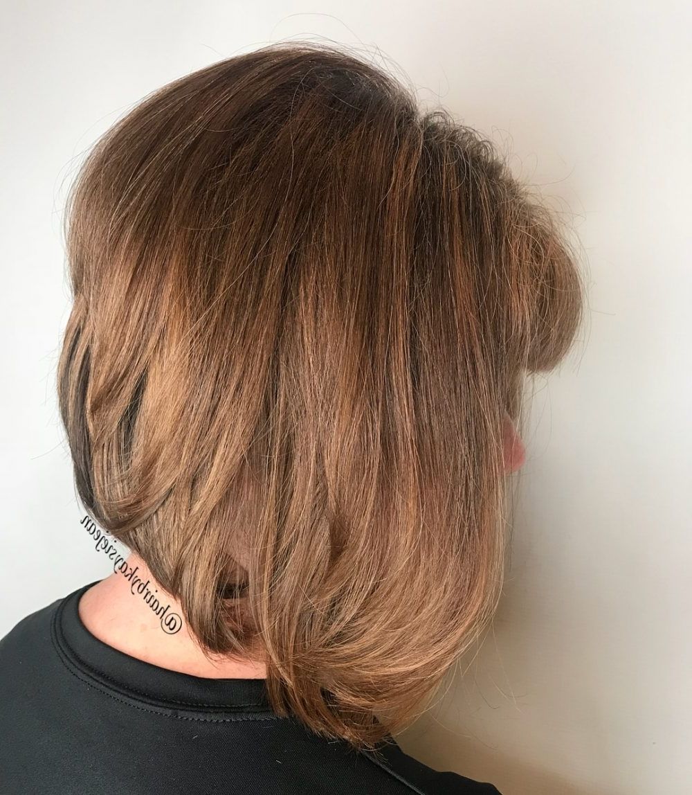 26 Short Haircuts For Thick Hair That People Are Obsessing Over In Inside Most Recently Long Bang Pixie Hairstyles (Photo 9 of 15)