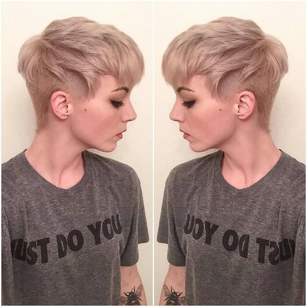 30 Chic Pixie Haircuts – Best Pixie Cuts We Love For 2017 With Recent Shaved Pixie Hairstyles (Photo 4 of 15)