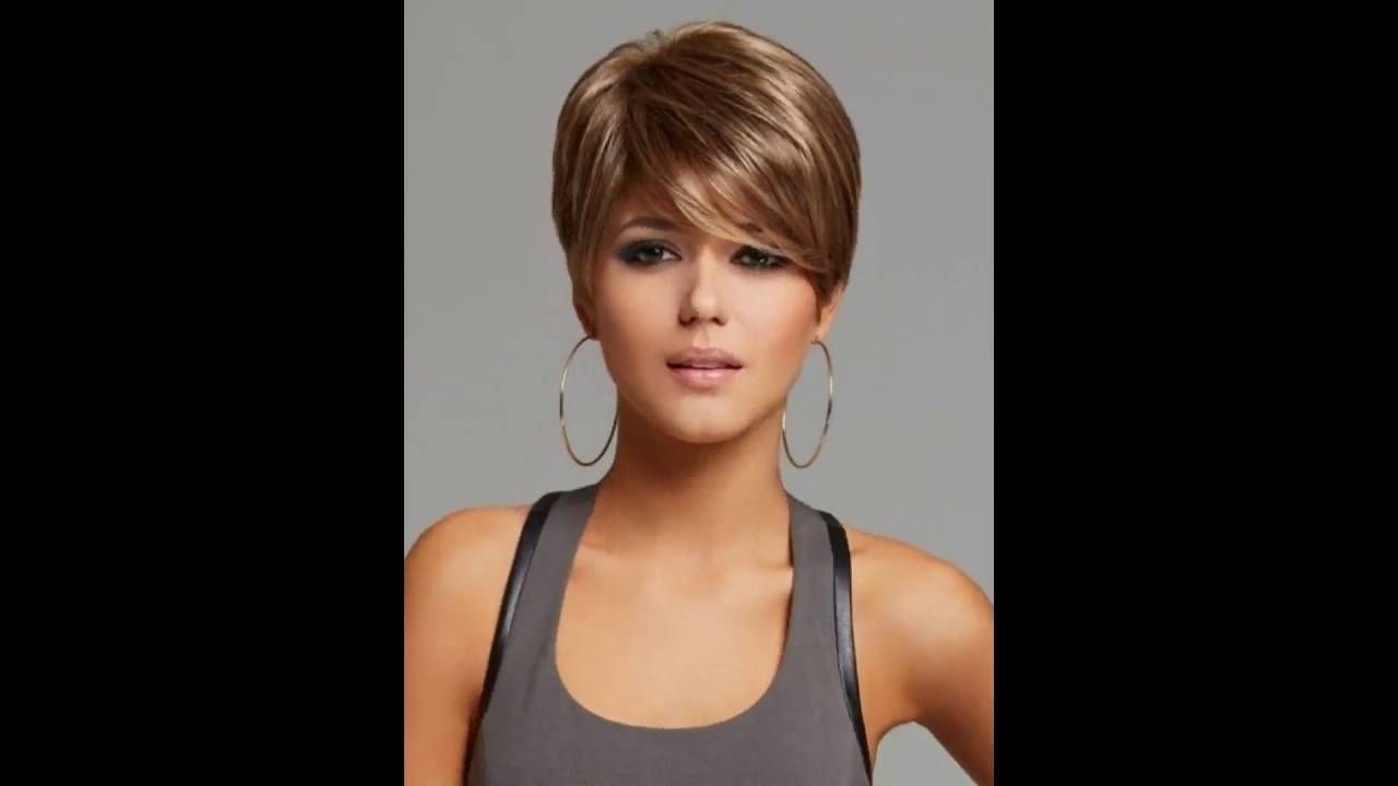 30 Short Hairstyles With Bangs Thick Hair | Short Thick Hairstyles For Best And Newest Pixie Hairstyles For Women With Thick Hair (View 6 of 15)