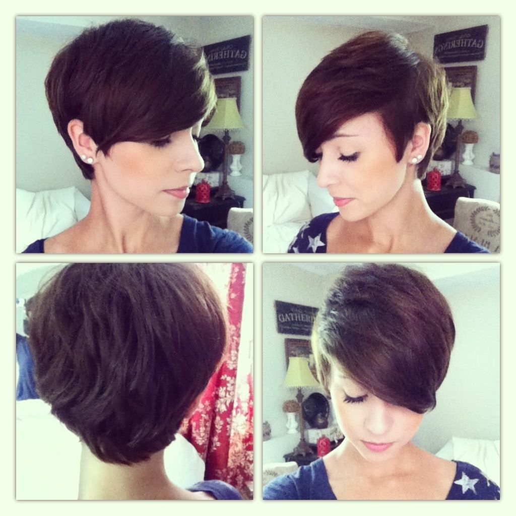 35 Summer Hairstyles For Short Hair | Pixie Cut, Pixies And With Most Recent Side And Back View Of Pixie Hairstyles (View 10 of 15)