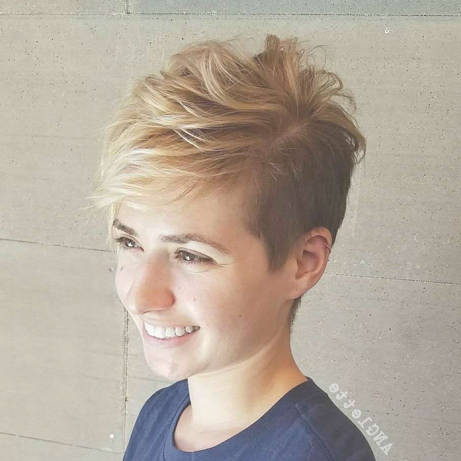 40 Bold And Gorgeous Asymmetrical Pixie Cuts For Most Up To Date Asymmetrical Pixie Hairstyles (Photo 5 of 15)