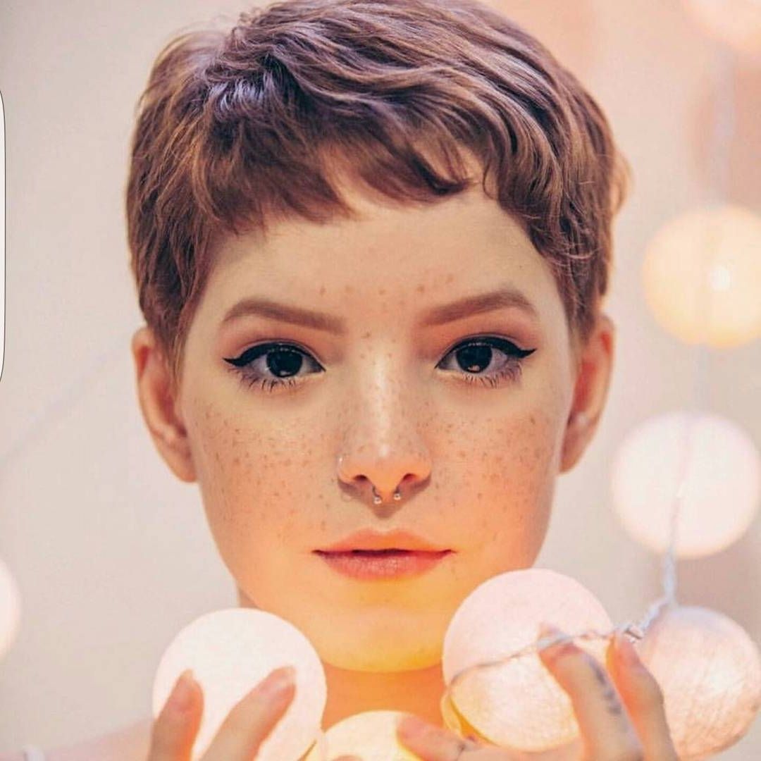 45 Unique Short Hairstyles For Round Faces – Get Confident And Stylish For Most Up To Date Old Fashioned Pixie Hairstyles (Photo 13 of 15)