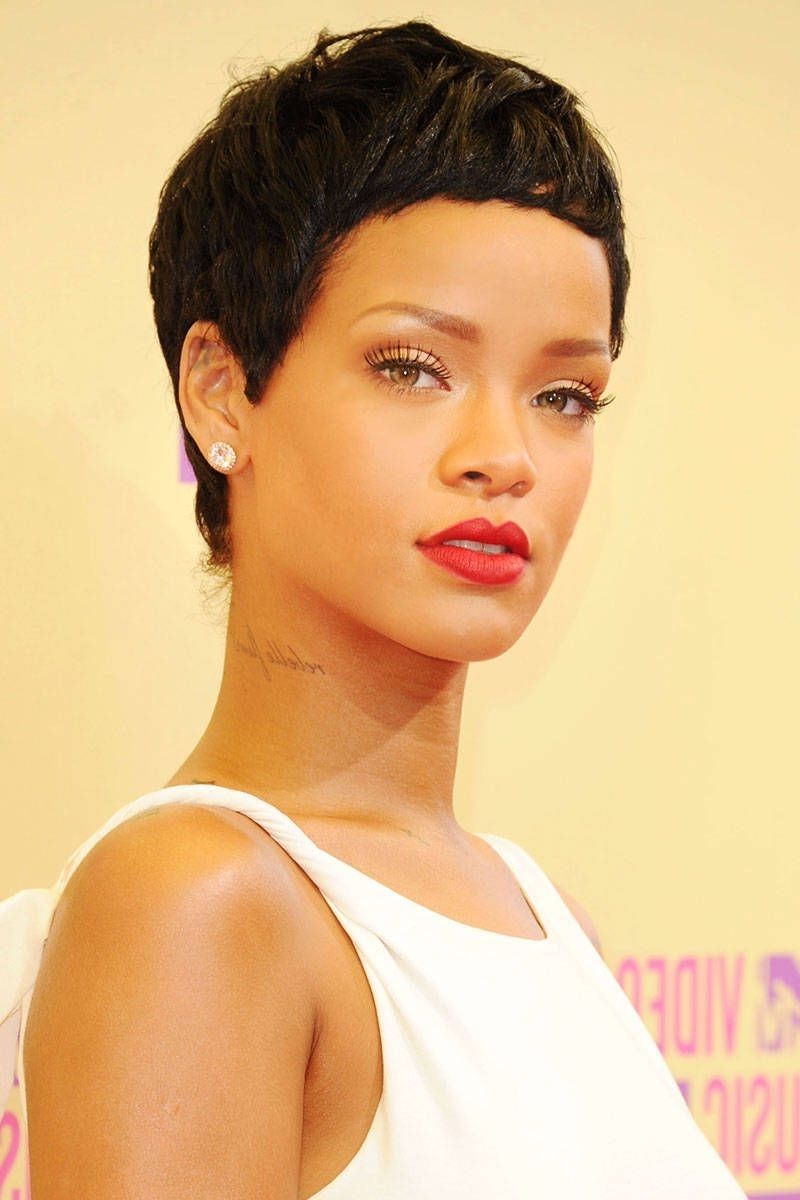 50 Best Pixie Cuts – Iconic Celebrity Pixie Hairstyles For Most Current Rihanna Pixie Hairstyles (View 11 of 15)