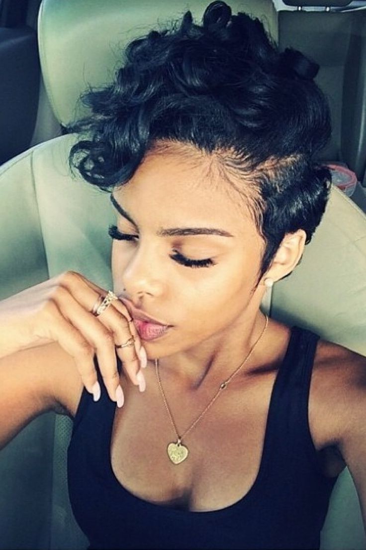 70 Best Short Hairstyles For Black Women With Thin Hair Throughout Recent Pixie Hairstyles For Black Hair (View 11 of 15)