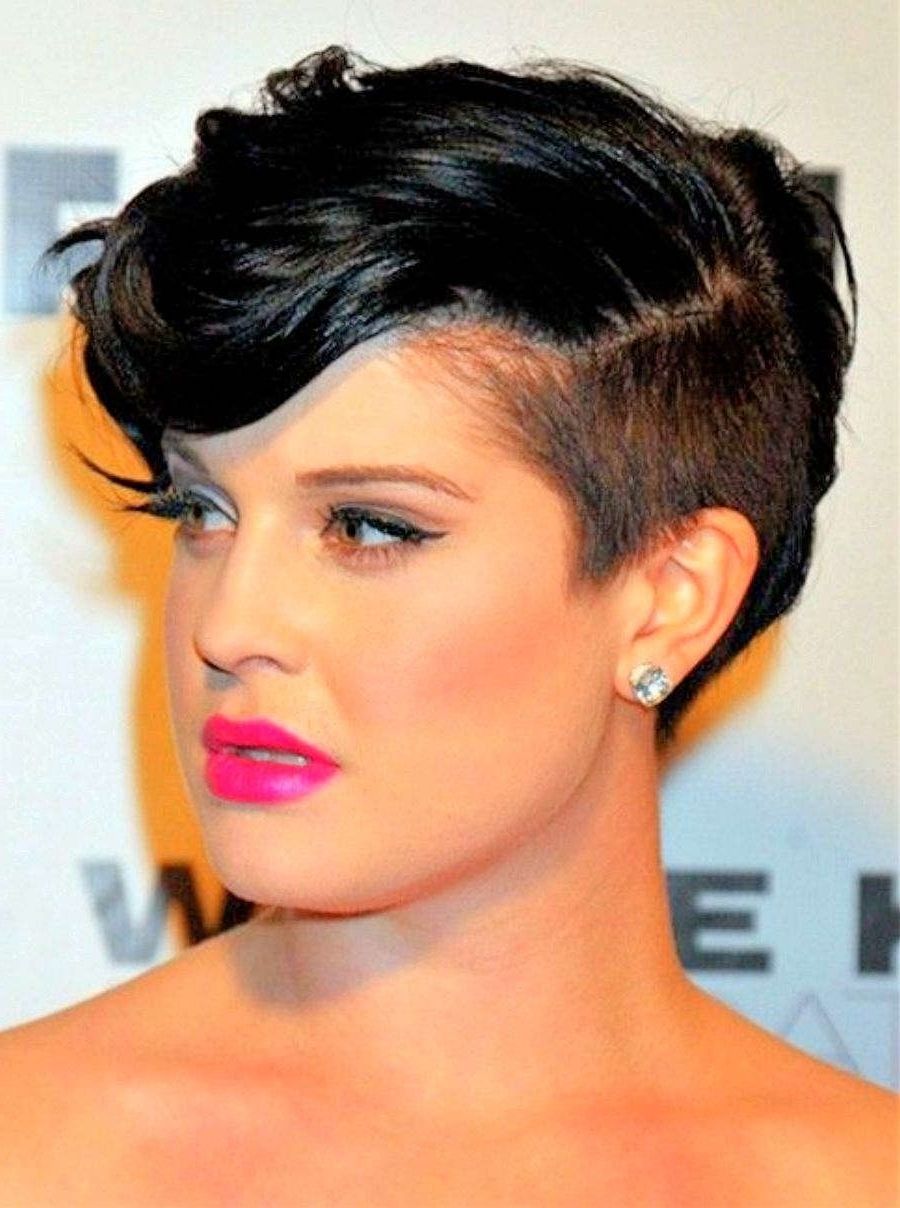 Awesome Hairstyles Short For Thick Hair Stunning And Round Face Regarding Newest Pixie Hairstyles For Women With Thick Hair (Photo 15 of 15)