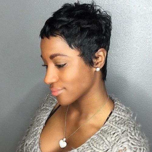 Black Girl Hairstyles For Short Hair, Short Haircuts For Girls Regarding Latest Shaggy Hairstyles For African Hair (Photo 7 of 15)