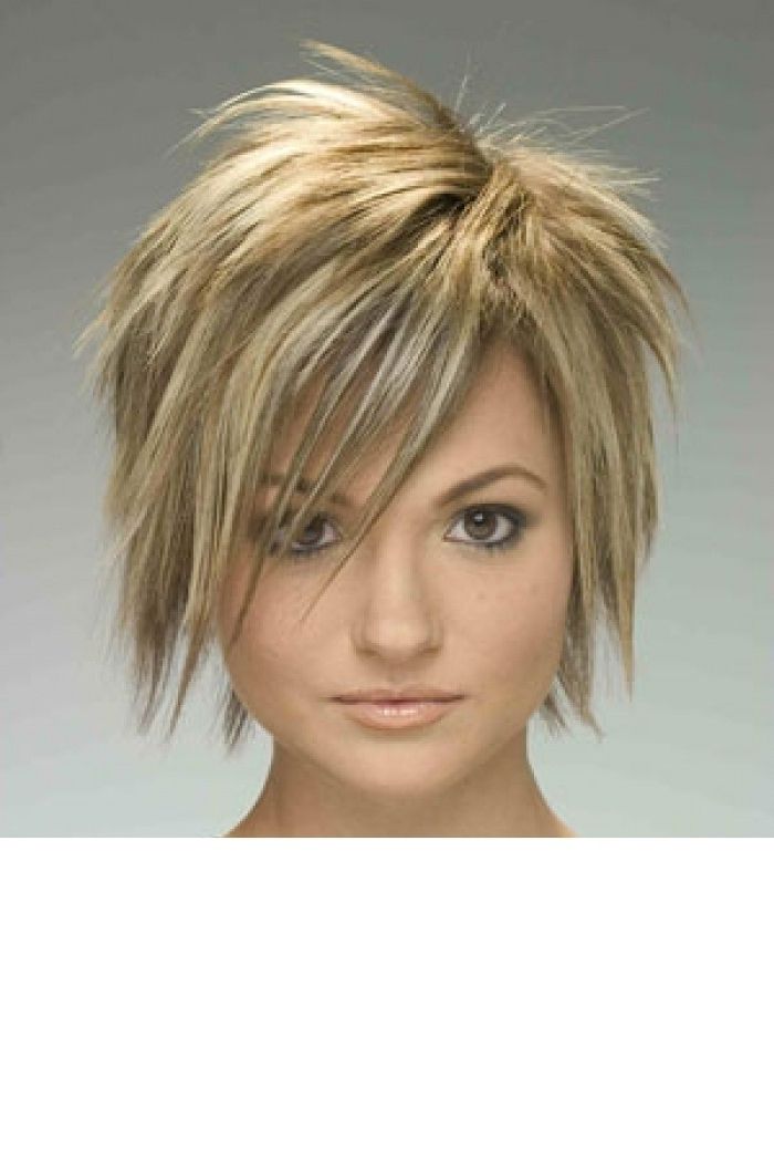 Blonde Short Shag Hairstyles For Round Shaped Face Regarding Most Recently Short Shaggy Hairstyles For Round Faces (Photo 9 of 15)