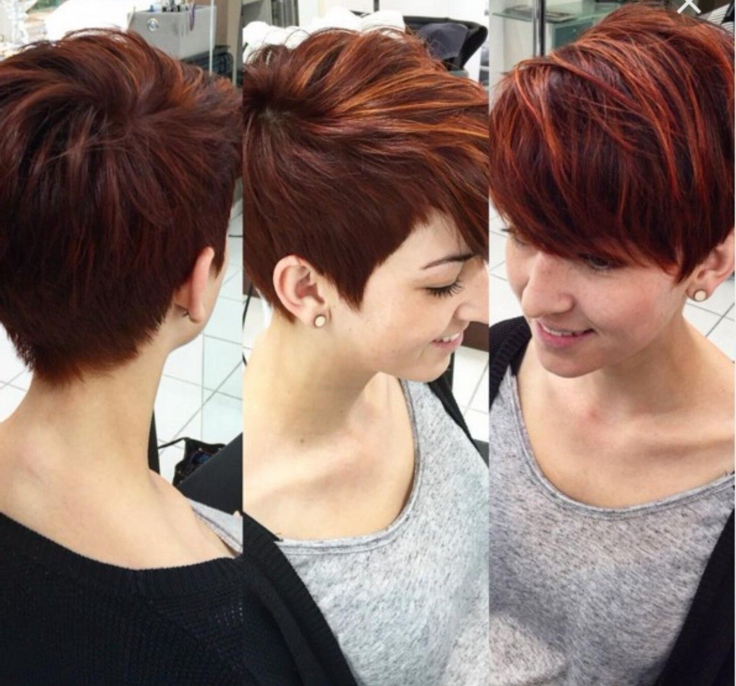Caramel Colored Pixie With Long Side Bangs | Hair | Pinterest Inside Most Popular Short Pixie Hairstyles With Long Bangs (View 2 of 15)