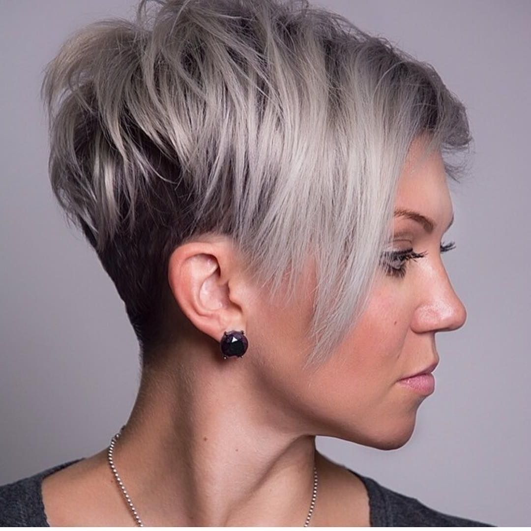 Cool 45 Unique Short Hairstyles For Round Faces – Get Confident In Best And Newest Unique Pixie Hairstyles (View 4 of 15)