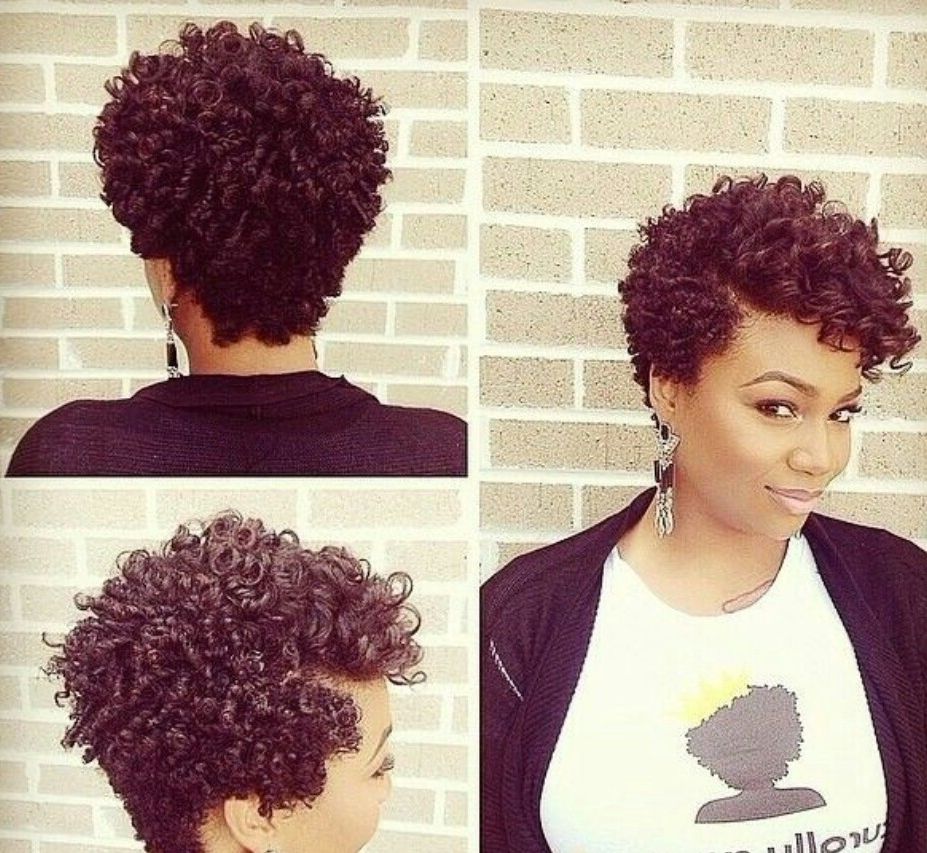 Cute And Low Maintenance. | Style Rolodex | Pinterest | Natural Throughout Most Popular Pixie Hairstyles For Natural Hair (Photo 7 of 15)