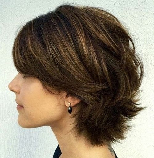 Cute Short Shaggy Bob Haircuts | Hair Styles | Pinterest | Short Within Most Popular Shaggy Layered Hairstyles For Short Hair (Photo 12 of 15)