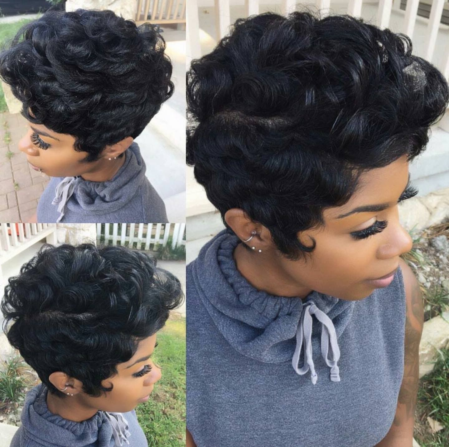 Cute Stlye ! … | Pinteres… Inside Latest Pixie Hairstyles With Weave (Photo 5 of 15)
