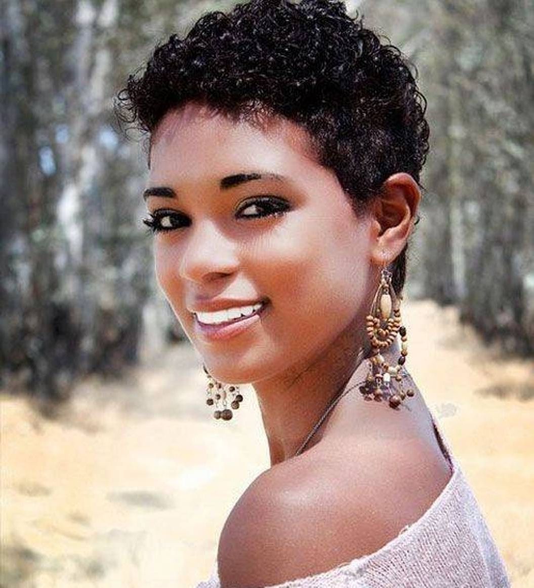 Emejing Short Hairstyles For Natural Hair African American Gallery With Regard To Most Recent Pixie Hairstyles For Natural Hair (View 3 of 15)