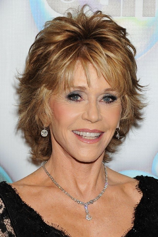 Flattering On Jane Fonda  Wonder If My Virgin Hair Could Make Throughout Most Recent Shaggy Celebrity Hairstyles (View 10 of 15)