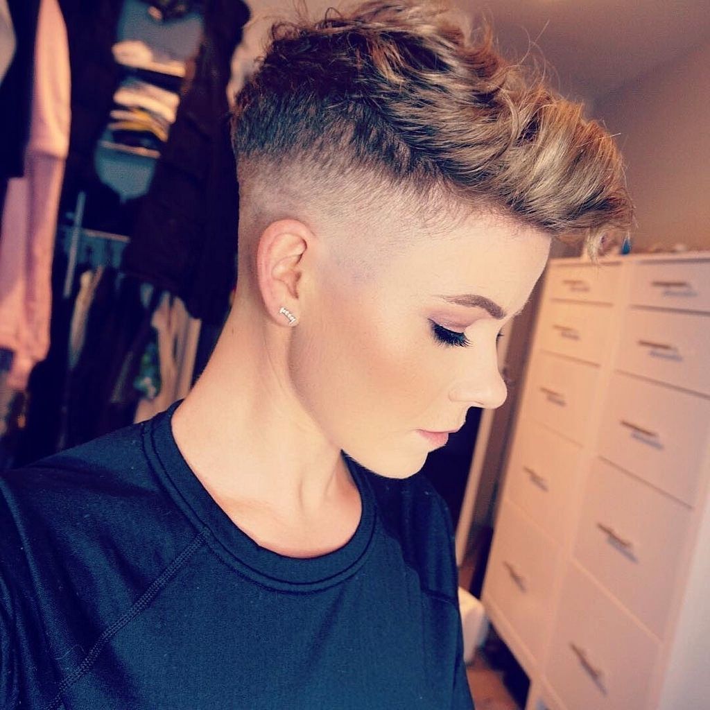 Girls With Short Hair & Shaved Heads : Photo | Pixie Cutswhat Inside Most Recent Shaved Pixie Hairstyles (View 15 of 15)