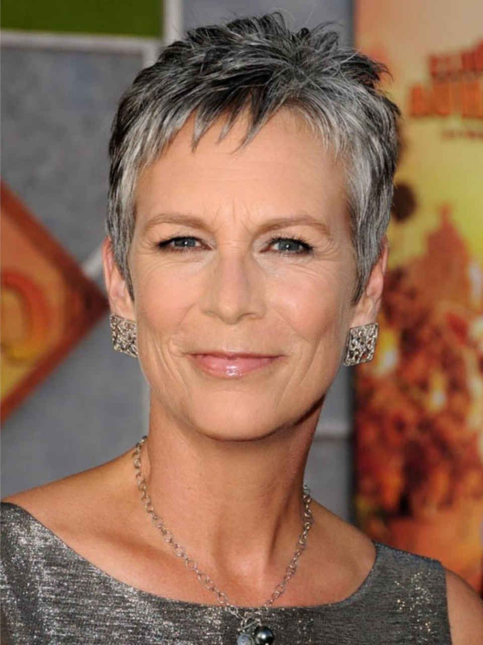 How To Transition To Salt And Pepper Hair | Jamie Lee Curtis, Lee Pertaining To Most Current Jamie Lee Curtis Pixie Hairstyles (Photo 5 of 15)