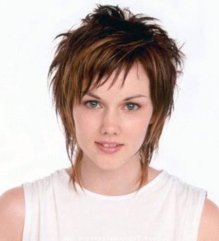 Latest Short Shaggy Haircut Pics For Womens And Girls Intended For Most Popular Shaggy Girl Hairstyles (Photo 9 of 15)
