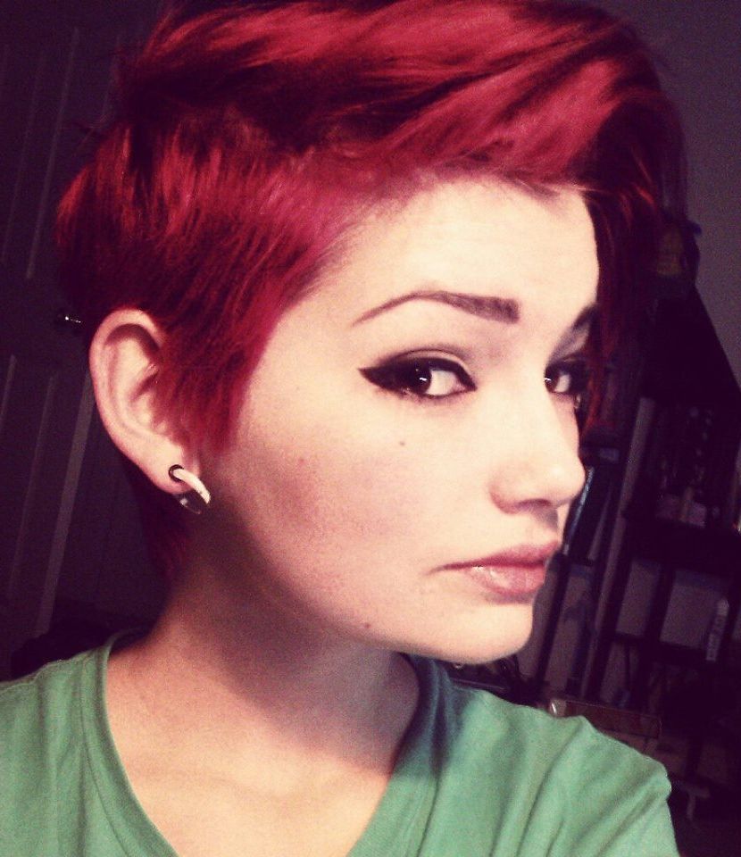 Loving The Cut And Color I Love My Natural Hair Color But I Pertaining To Most Recent Red Pixie Hairstyles (View 6 of 15)
