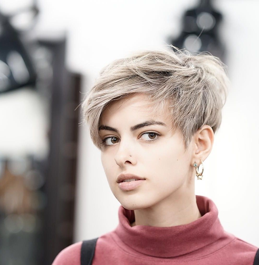 Messy Layered Pixie With Side Swept Bangs | Pixies & Short Hair Pertaining To Most Recent Feathered Pixie Hairstyles (Photo 6 of 15)