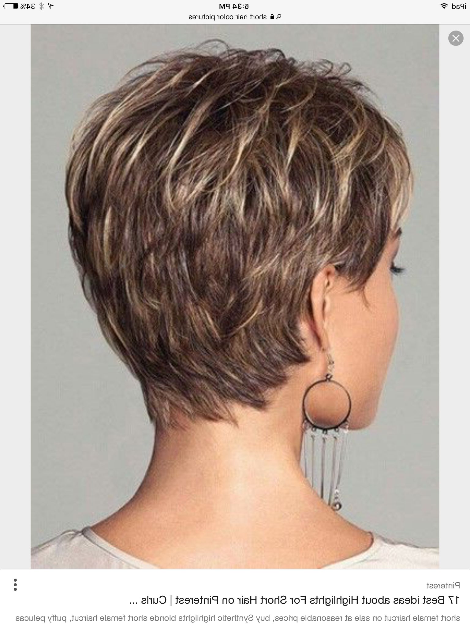 Pindenise Peters On Hair Color And Cut | Pinterest | Hair Cuts Within Recent Short Stacked Pixie Hairstyles (View 15 of 15)