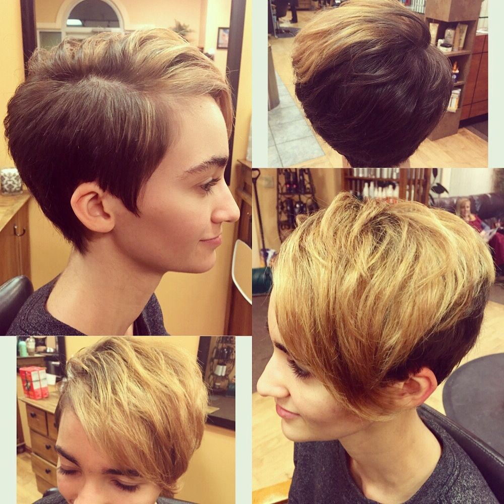 Pixie Cut Shaved Sides – Ladies Hairstyle Inspiration With Current Pixie Hairstyles With Shaved Sides (View 7 of 15)