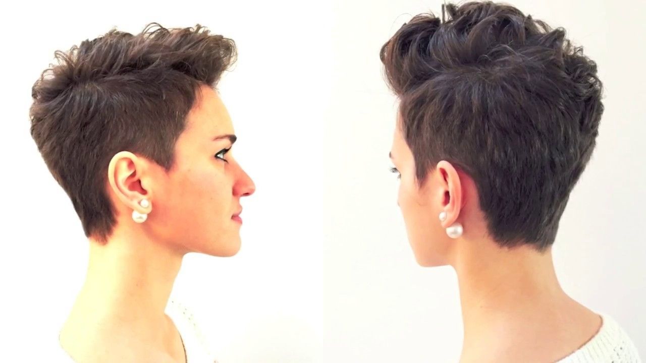 Pixie Haircut, Short Hairstyle 2017, Gbhdesign – Youtube For Recent Short Bangs Pixie Hairstyles (Photo 7 of 15)