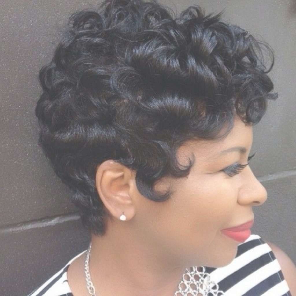 Pixie Haircut With Curls Short Hairstyles For African American Intended For Most Popular African American Pixie Hairstyles (View 13 of 15)